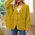 thumbnail image 2 of Cardigan Sweaters for Women 100% Cotton Button-Down Oversized Knit Outerwear Fall Tops for Women 2025, 2 of 9