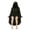Style C 10cm, variant on 3.15 Inch Cross-Legged Hooded Woman Statue, Gothic Black Robe Shelf Figurine, Durable PLA Mini Desktop Decor for Bookshelf Office Nook (Style A, 8cm)