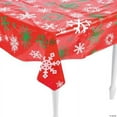 thumbnail image 2 of Red Snowflake Printed Tablerolls - Party Supplies - 1 Piece, 2 of 2