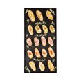thumbnail image 2 of Maxi Serve Rectangle Black Plastic Large Tray - Faux Wood Grain - 23 1/2" x 11 3/4" - 25 count box, 2 of 3