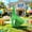 #269Green, variant on Disco*unt!23 Inch Dinosaur Clothing Set for Outdoor Garden Dinosaur Statue, Green Spiked Costume for Porch Yard Decoration, Novelty Dino Attire Excluding Dinosaur Figure