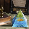 thumbnail image 5 of Wadada Orgone Pyramid Tree of Life, Orgonite Money Healing Crystals Pyramid for Positive Energy with Tiger's Eye Stones and Luck Crystal That Promotes Wealth, Prosperity and attracts Success, 5 of 5