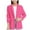 Hot Pink, variant on ZACPNCV Winter Formal Jacket Clothes for Teen Fahsion Girls Blazer For 3-14 Years Girls Long Sleeve Turndown Neck Formal Jacket Pocket Top For Kids Black