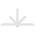 thumbnail image 4 of 96"W x 48"H x 2"D x 6"F, 12/12 Pitch, Kennewick Architectural Grade PVC Gable Bracket, 4 of 8