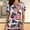 White, variant on Women's V Neck American Flag Holiday Red White Blue Star Stripe Printed Patriotic Scrub Tops Summer