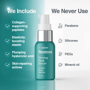Restore Instant Face Lift Serum – Face Serum for Women, Anti Aging Serums, Collagen & Peptides, Firming Facial for Plumper, Lifted-Looking Skin Tightening & Anti Aging Serums – 1 fl oz