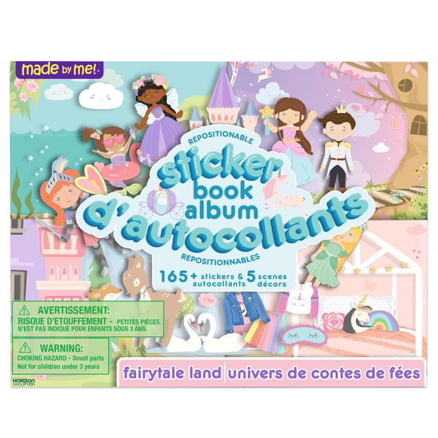 Made By Me Repositionable Sticker Book Fairytale Land