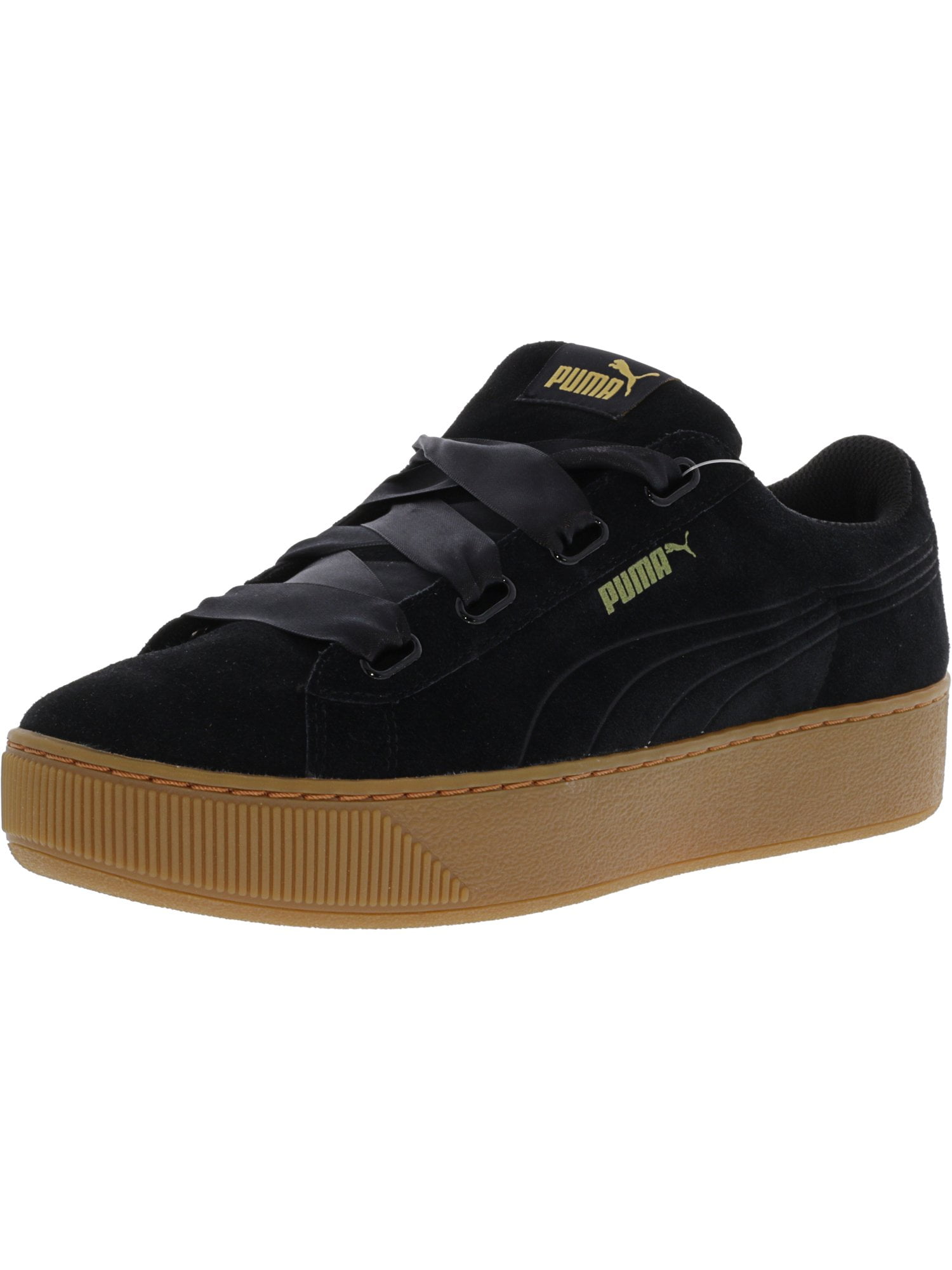 puma vikky platform ribbon black