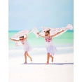 thumbnail image 3 of Pink Flower Beach Towels Oversized Super Absorbent, Vintage Farmhouse Boho Leaf Spring Solid Lightweight Bath Towel Quick Dry Sets For Bathroom/Pool/Rv Camping/Beach Play/Gym Room/Picnic 23"x47", 3 of 8