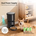 thumbnail image 3 of Automatic Cat Feeder and Waterer Set with 2MP Camera, 4L Smart WiFi Pet Feeder and 2.2L Filtered Fountain, 3 of 6