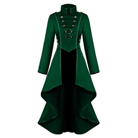 

ZIZOCWA Plus Size Womens Jackets Cardigan Lace Tailcoat Women Button Coat Jacket Corset Gothic Women S Coat Womens Long Jackets