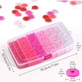 thumbnail image 5 of 6000 Pcs Perles en Argile pour Fabrication de Bracelets, Perles en Argile Polymère, Perles Rondes Plates pour Fabrication de Bijoux 6mm, Rose, 5 of 5