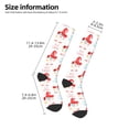 thumbnail image 2 of Daiia Sports Socks Funny Gnomes Printed Novelty Crew Socks for Men Women Knee High Socks Cotton Socks Soft & Breathable Support Unisex Socks, 2 of 9