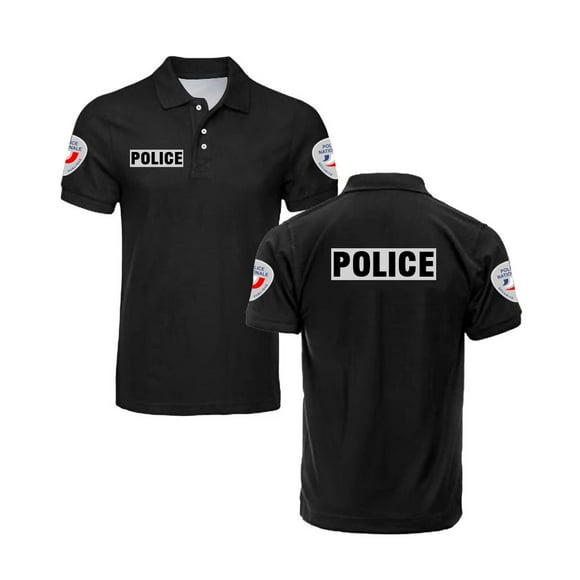 France Cosplay Classic Uniform Men Polo Shirt Outdoor Work Breathable Quick Drying Clothes Oversized 2024 Custom Purchase Tops SL-5545 XXL