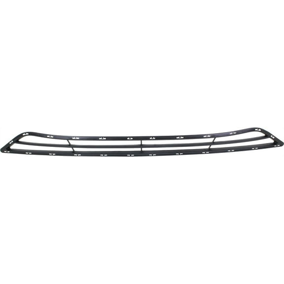 Bumper Grille Compatible With 2011-2013 Hyundai Sonata Front, Lower Textured Gray