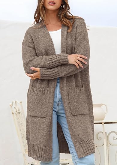 PRETTYGARDEN Women's Long Sleeve Cardigan Sweater With Pockets photo 4