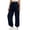 Navy, variant on SAWOBUUN Women High Waisted Joggers Pants Soft Loose Fit Sweatpants Casual Athletic Solid Color Pants with Pockets