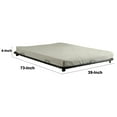 thumbnail image 5 of Contemporary Metal Twin Trundle with Caster Wheels, Black- Saltoro Sherpi, 5 of 5