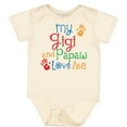 thumbnail image 3 of Inktastic Gigi and Papaw Love Me Grandchild Boys or Girls Baby Bodysuit, 3 of 5
