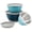 Blue, variant on Rorence Nesting Stainless Steel Mixing Bowls Set with Airtight Lids, White