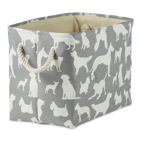 UPC: 0072456142955 | Polyester Pet Bin Dog Show Gray Rectangle Large 17.5x12x15