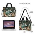 thumbnail image 3 of 16inch Laptop Briefcase, Business Laptop Bag with Detachable Strap & Padded Compartment, Water-Resistant Polyester，A Group Of Happy Animals, 3 of 8