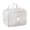 White, variant on Makeup Bag Small Portable Mesh Travel Wash Bag Transparent Storage Organizer for Cosmetics