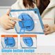 thumbnail image 3 of For Samsung Galaxy Tab A9 SM-X210 X216 X218 Case Hand Strap Kickstand PC TPU Acrylic Clear Tablet Co, 3 of 5