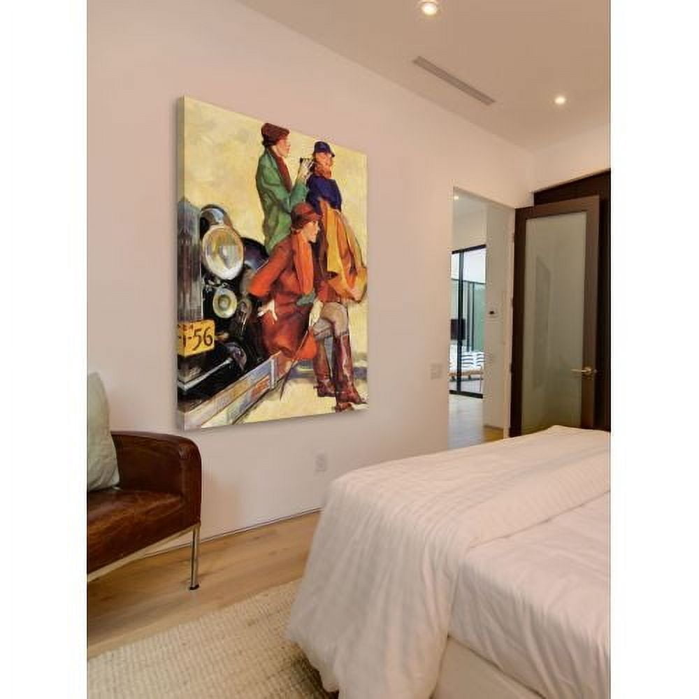 "Women in Riding Habits" Painting Print on Canvas
