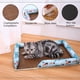 thumbnail image 3 of Cama para perros con autoenfriamiento de verano para mascotas, para perros medianos, pequeños y grandes, con tapete de ratán cifrado, enfriador para perrera, cama para cachorros y gatos con base, 3 of 6