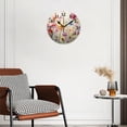 thumbnail image 3 of Battery Operated Analog Wall Clocks Non-Ticking Silent Modern Clock Decorative for Home,Office-Array Of Colorful Wildflowers In Full Bloom On The Meadow(16inch), 3 of 4