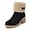 Black, variant on Women's Winter Boots | Slip-On Ankle Boots with Chunky Heel | Warm Waterproof Snow Boots for Outdoor