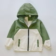 thumbnail image 2 of XEGLSBU Boys Winter Jackets Size 8-10 Boys Winter Lined Windbreaker Jacket Thermal Insulated Water Outerwear Coats for Kids Youth Boys Fall Light Winter Coat Green Size 6-7 Years, 2 of 6