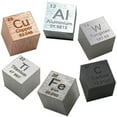 thumbnail image 1 of 6 Piece Metal Elements Cubes Set - Density Cube Set for A Periodic Table of Elements Collection - (, 1 of 5