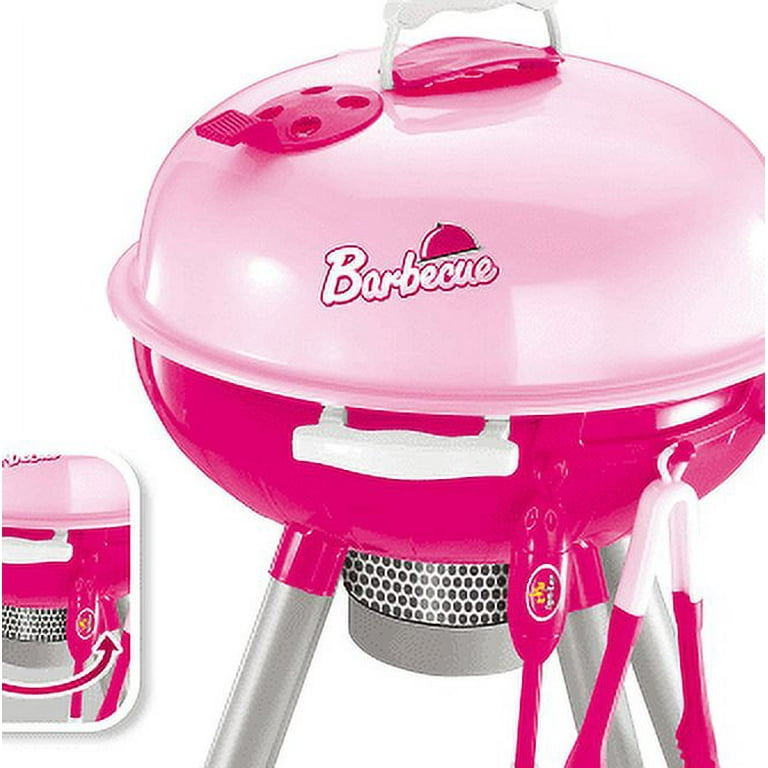 PlayWorld Pink BBQ Grill PlaySet Toy 