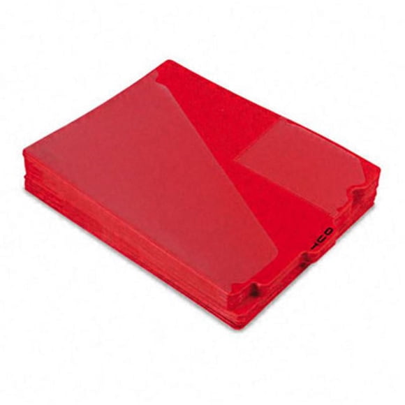 Esselte Pendaflex 13541 Out Guides Center OUT Tab Vinyl Letter Red 50/Box