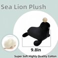 thumbnail image 2 of Sea Lion Stuffed Animal Soft Sleep Companion Doll-Cute Marine Animal Plush Toy Baby Party Birthday Gift for Home Decor, 2 of 5