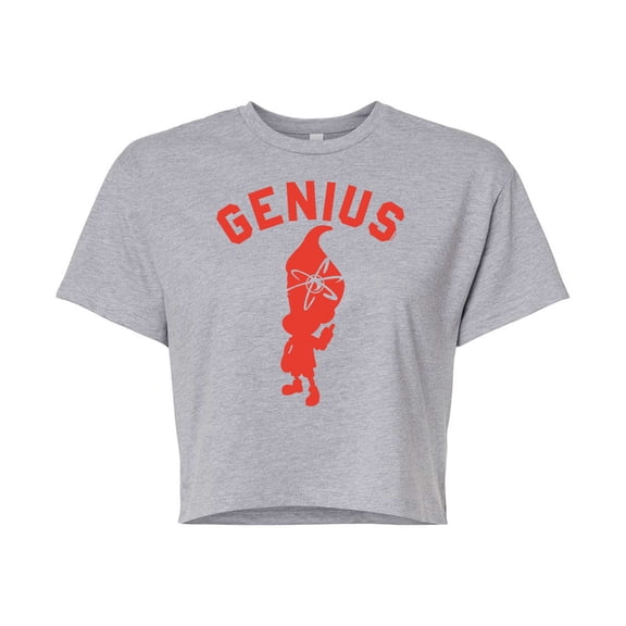 Jimmy Neutron - Genius - Juniors Cropped Cotton Blend T-Shirt