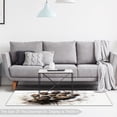 thumbnail image 6 of Paw Print Soft Polyester Bathroom Mat Rug Absorbent Quick Dry Shower Floor Carpet for Bath Tub Sink Toilet Modern Geometric Design 200x300cm - Grey, 6 of 6