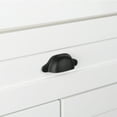 thumbnail image 2 of Ageless Iron 600931 Rustic Farmhouse Black Cast Iron 3" Center To Center Cabinet Cup Pull, 2 of 3