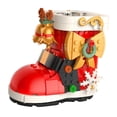thumbnail image 2 of Bloques de construcción navideños CUTICAT Medias De Navidad kit de juguetes de bloques de bricolaje, 2 of 8