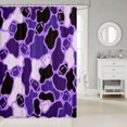 thumbnail image 2 of Manfei Farmhouse Camo Rugby Shower Curtain 72Wx72L, Vintage Abstract Shower Curtain 72Wx72L, Lavender, 2 of 5