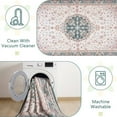 thumbnail image 3 of Jamfeel Area Rugs Vintage Floral Printed Washable Non-slip Carpets Foldable Thin Low Pile Rug for Living Room Bedroom 6'x9' Green, 3 of 8