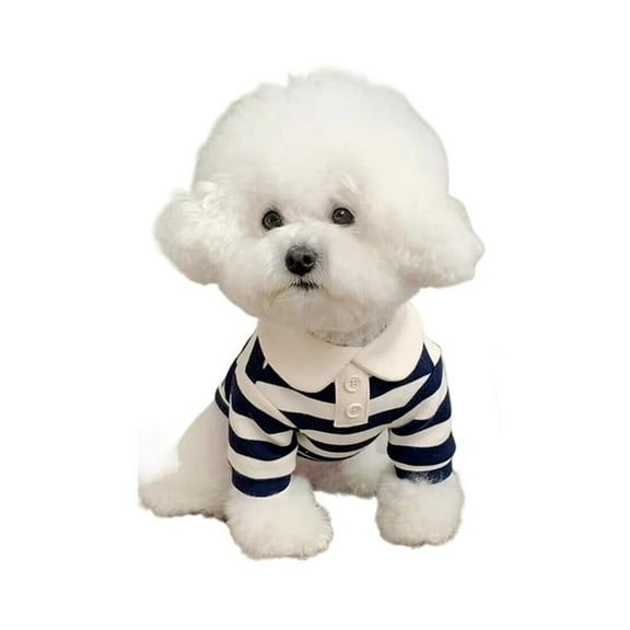 BAIANNAN Dog Clothes Summer Pet Dog Polo Shirt Chihuahua Yorkie Clothing Solid Pet Dog Costume Dog Sweatshirt Soft Puppy Pullover