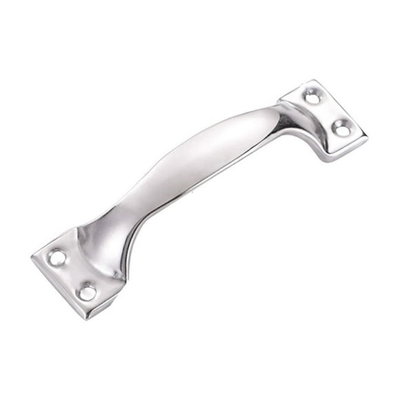 Stainless Steel Door Handle for Garage Dresser and Cabinet—Sturdy Pull Designed for Wooden Doors Enhancing Furniture with Elegant Durable Quality and Modern Silver Finish
