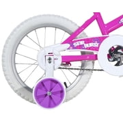 Dynacraft Magna Star Burst 16 Kids Bike, Pink White, Ages 5-7