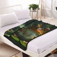 thumbnail image 3 of Honeii Intellectual Frog Pond for Throw Blanket for Couch - Thick Blanket, Soft Fuzzy Plush Throw Blanket for All Seasons, Double Sided Blanket,50x60 In, 3 of 8