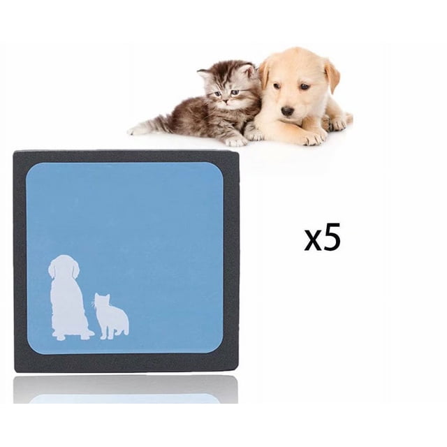 Cepillos para el pelo de mascotas, mini removedor de pelo para perros, gatos, automóviles, sofás, automóviles, alfombras, árboles para gatos, telas, 5 unidades oso de fresa Electrónica