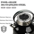 thumbnail image 3 of Toytexx 1.7L Retro Electric Kettle with Thermometer, Stainless Steel, Auto Shut-Off, 3 of 7