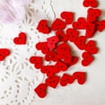 thumbnail image 4 of 100 Pcs 2 Holes Red Heart Shaped Buttons Flat Natural Wooden Buttons Solid Color Spray Painted Sewing Buttons Bulk for Sewing Making Crafts Scrapbooking Valentines Day Diy Accessories Supply diy, 4 of 5